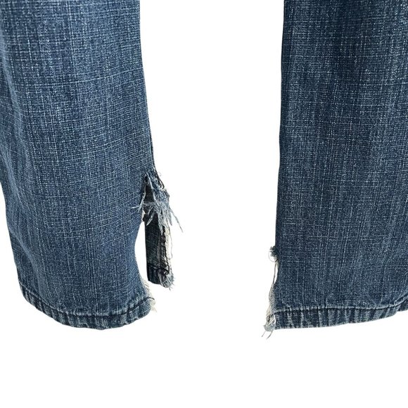 Southpole Baggy Fit Distressed Jeans 90s Y2K Vintage 30x30 Embroidered Edgy - Picture 6 of 15